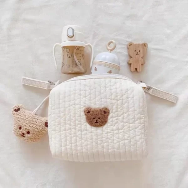 Quilted Baby Stroller Diaper Caddies Bags - Image 2