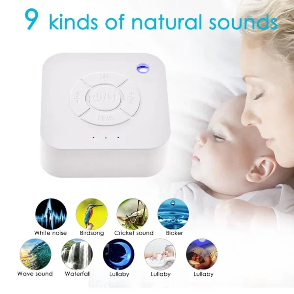 White Noise Timed Shutdown Sleep Sound Machine - Image 2