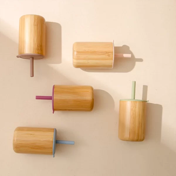 Bamboo Sippy Cups BPA Free - Image 5