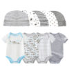 Baby Bodysuit Set with Hat - Image 22