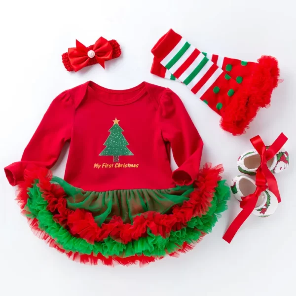 Infant Christmas Party Dress Christmas - Image 8