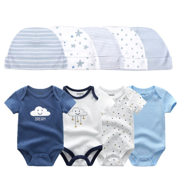 Baby Bodysuit Set with Hat - Image 29
