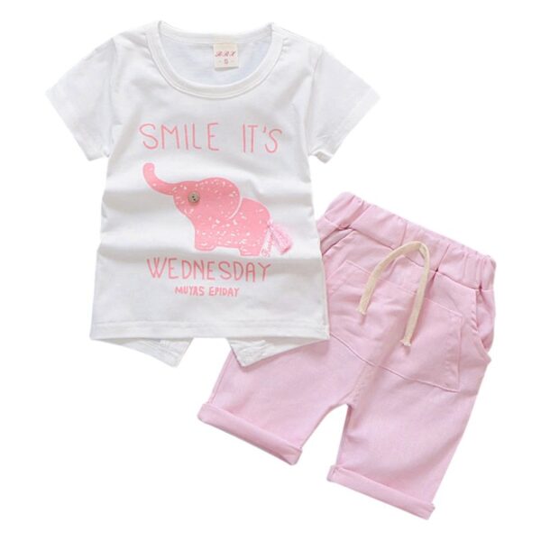 Summer Elephant Baby Boy Outfit - Image 4
