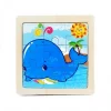 Kids Toy Wooden Puzzle Small Size 11x11cm - Image 19