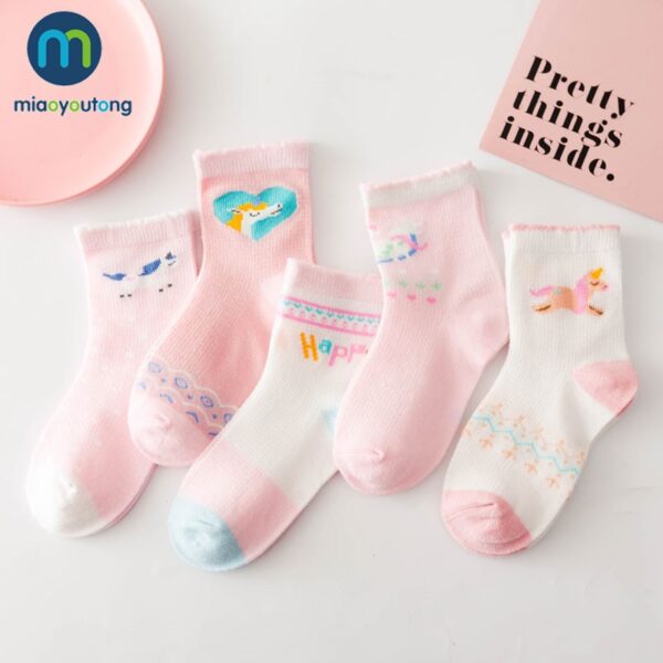 Thin Cotton Girls Socks