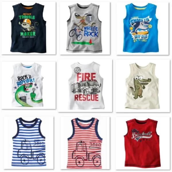 Sleeveless Boys Tank Tops - Image 3