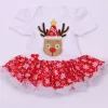 Baby Girl Christmas Ruffle Dress