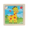 Kids Toy Wooden Puzzle Small Size 11x11cm - Image 8