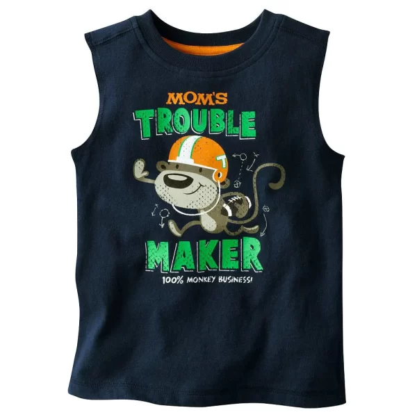Sleeveless Boy's Tank Tops - Image 4