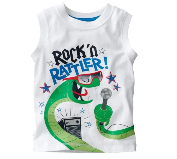 Sleeveless Boy's Tank Tops - Image 18