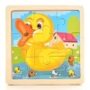 Kids Toy Wooden Puzzle Small Size 11x11cm - Image 20