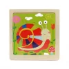 Kids Toy Wooden Puzzle Small Size 11x11cm - Image 7