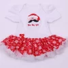 Baby Girl Christmas Ruffle Dress - Image 8