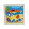 Kids Toy Wooden Puzzle Small Size 11x11cm - Image 14