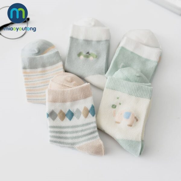 Thin Cotton Girls Socks - Image 4