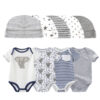 Baby Bodysuit Set with Hat - Image 15
