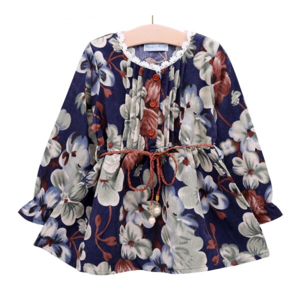 Floral Fiesta Girls Dress by Humor Bear - Image 14