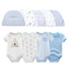 Baby Bodysuit Set with Hat - Image 5