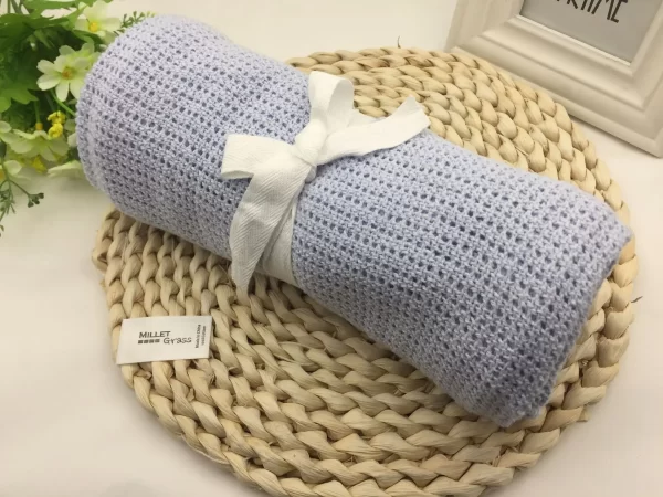 Muslin Baby Blanket Knitted - Image 10