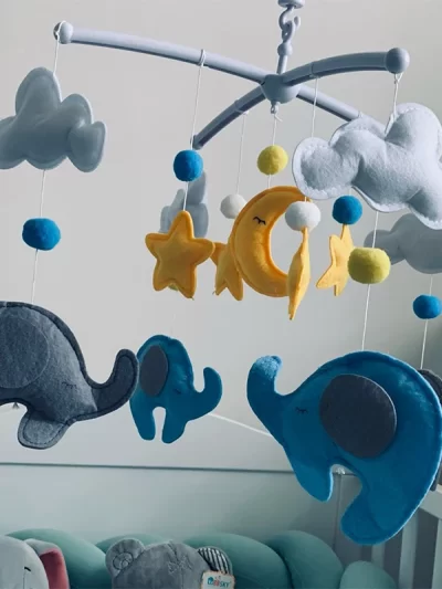 Baby Mobile Rattles Toys 0-12 Months For Crib
