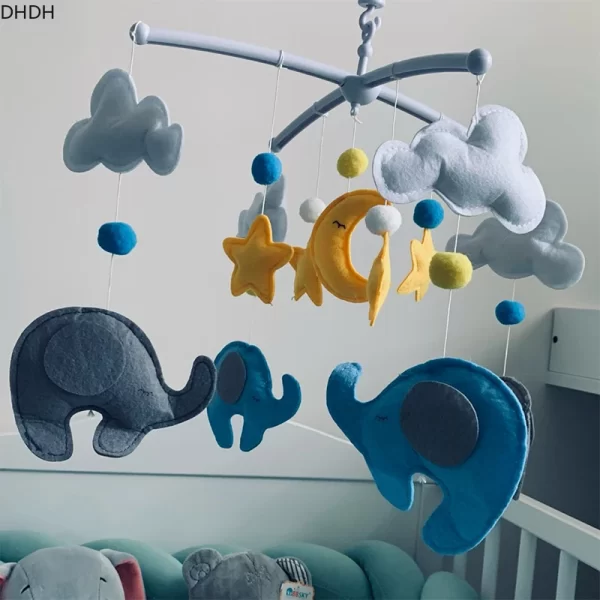 Baby Mobile Rattles Toys 0-12 Months For Crib