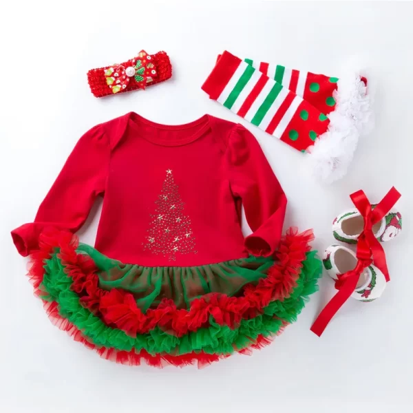 Infant Christmas Party Dress Christmas - Image 9