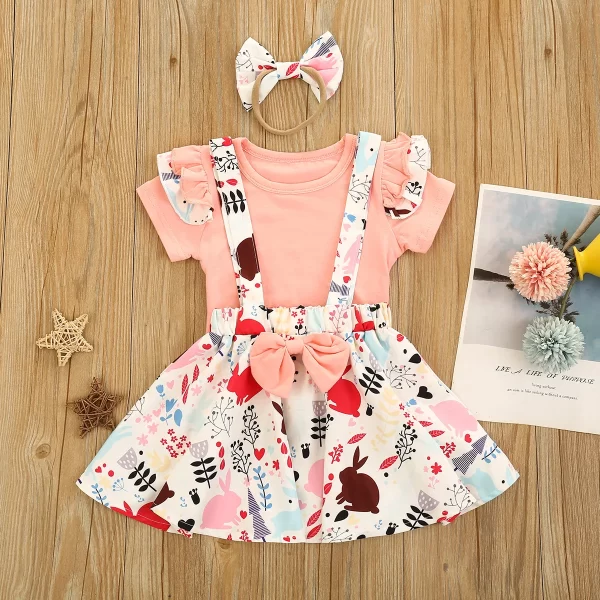 Polka Dots/Pattern Bowknot Skirt - Image 10
