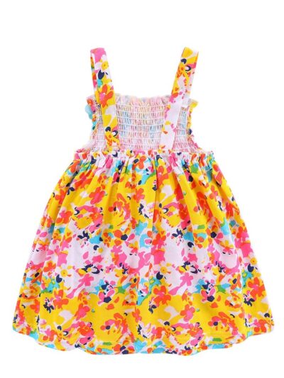 Floral Delight Toddler Girl Summer Dress