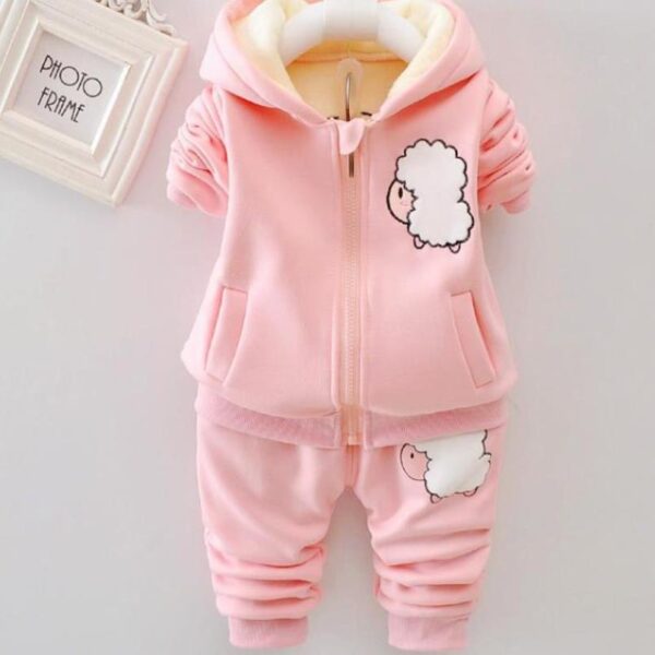 Cartoon Cat Hooded Vest Set - Image 31
