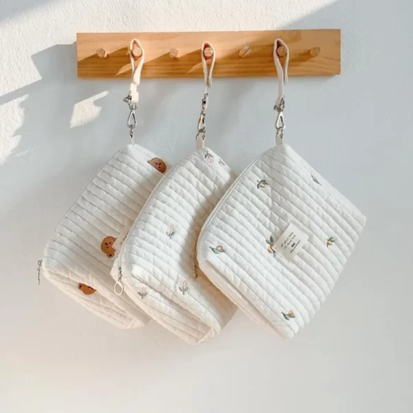 Quilted Baby Stroller Diaper Caddies Bags - Image 4