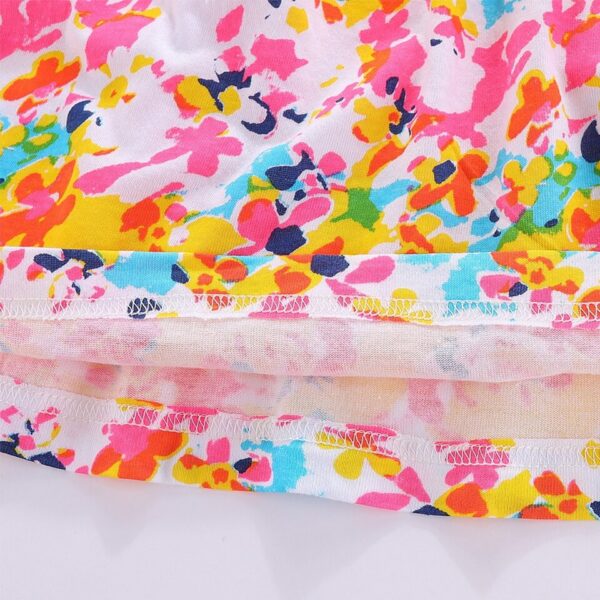 Floral Delight Toddler Girl Summer Dress - Image 5