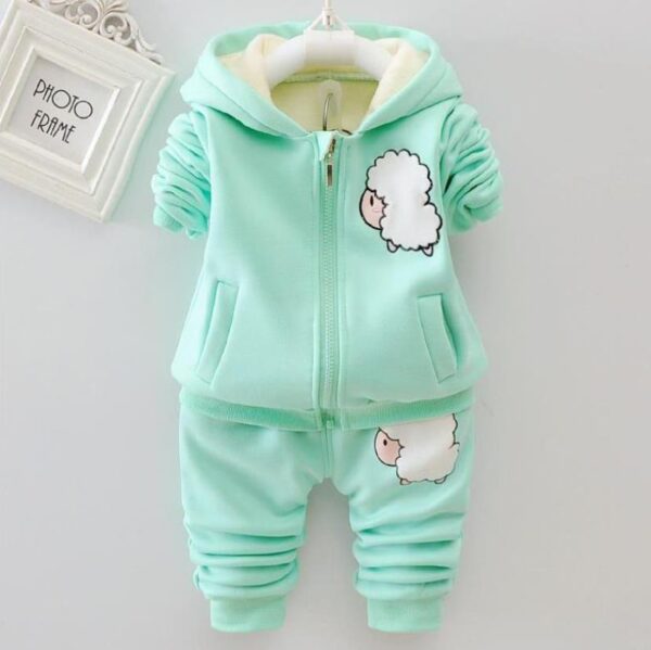 Cartoon Cat Hooded Vest Set - Image 29