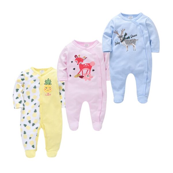 Cotton Rompers for Baby Boys - Image 39