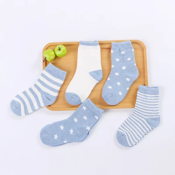 5 Pairs Children Cotton Socks - Image 13