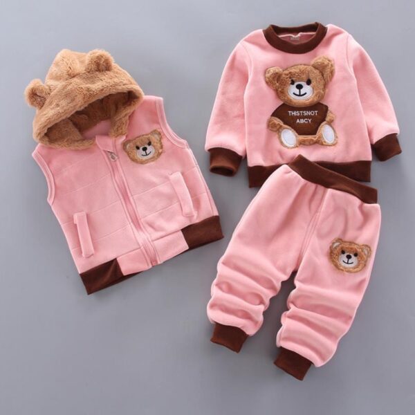 Cartoon Cat Hooded Vest Set - Image 20