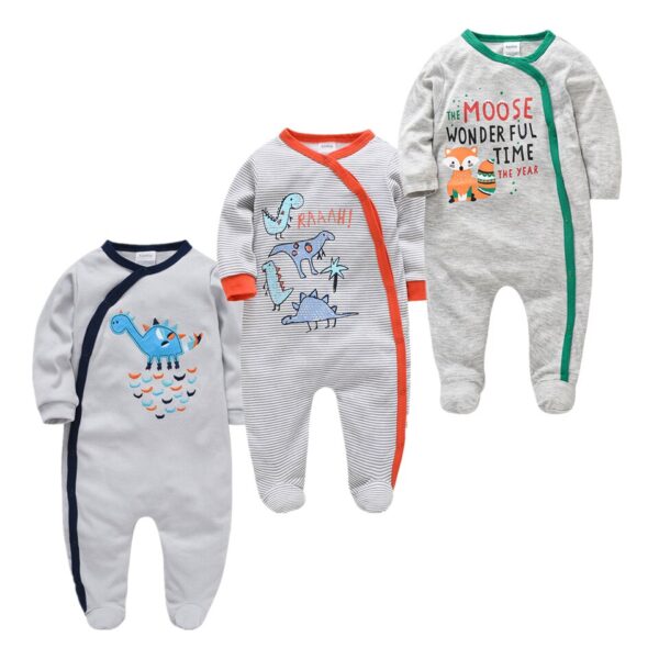 Cotton Rompers for Baby Boys - Image 4