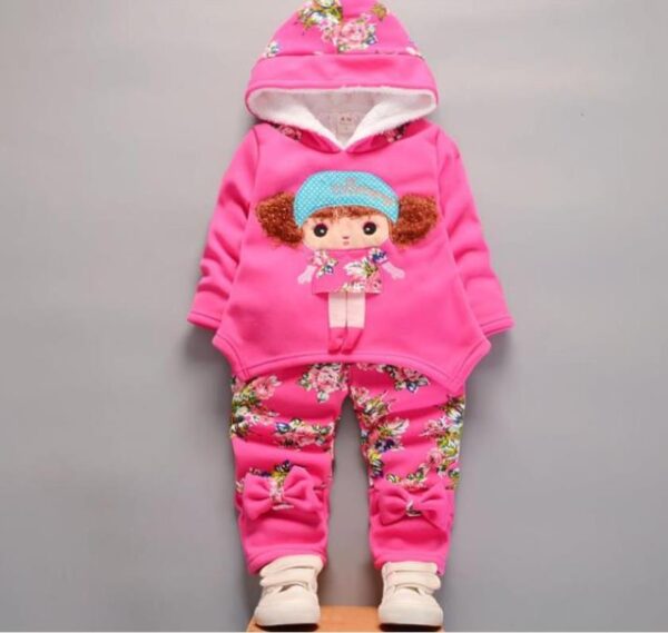 Cartoon Cat Hooded Vest Set - Image 33