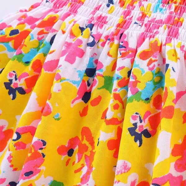 Floral Delight Toddler Girl Summer Dress - Image 4