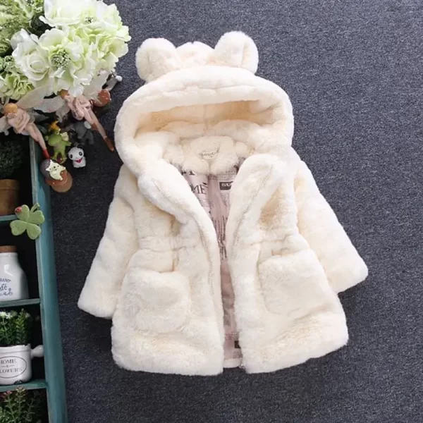 Faux Fur Coat Fleece Warm Jacket - Image 4