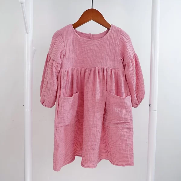 Organic Cotton Girl's Dress - Image 9