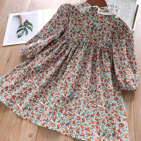 Floral Fiesta Girls Dress by Humor Bear - Image 13