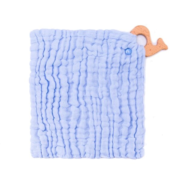 Cartoon Animal Teether Bib - Image 19