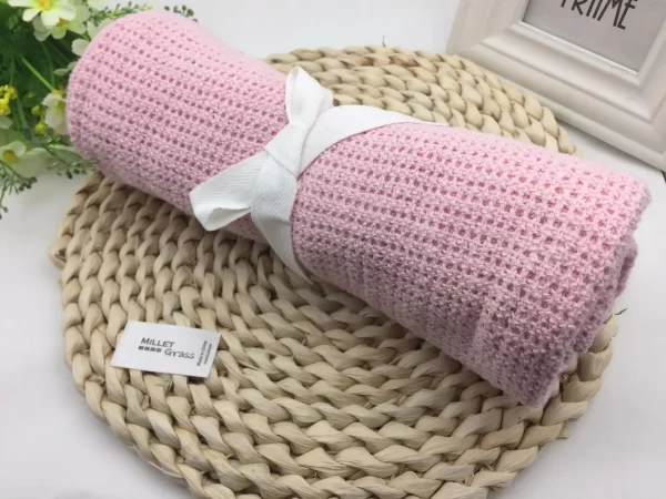 Muslin Baby Blanket Knitted - Image 9