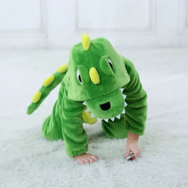 Kids Dinosaur Onesie Costume - Image 4