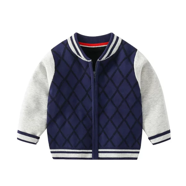 Toddler Cotton Baseball Jacket - Image 6
