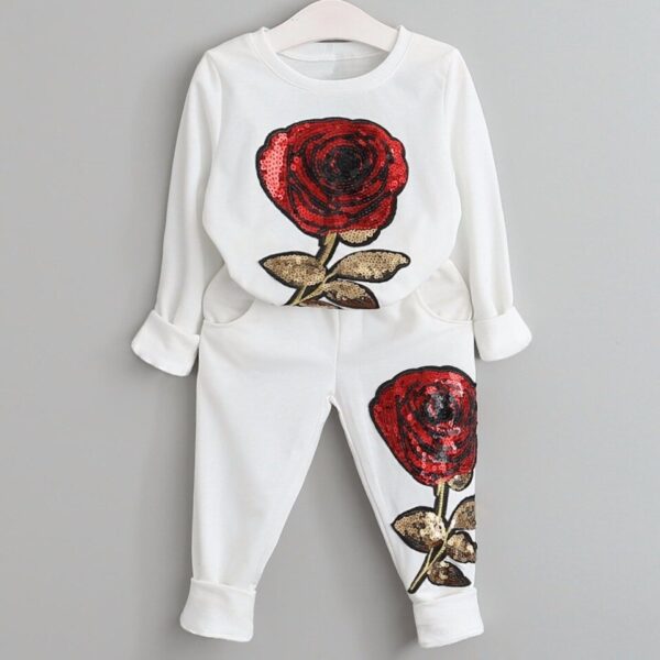 Autumn Winter Girls Clothing Set - Image 2