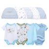Baby Bodysuit Set with Hat - Image 4