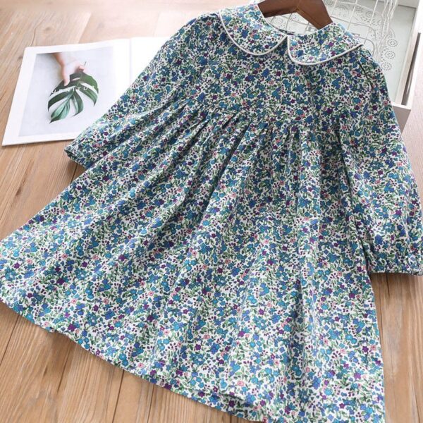 Floral Fiesta Girls Dress by Humor Bear - Image 4