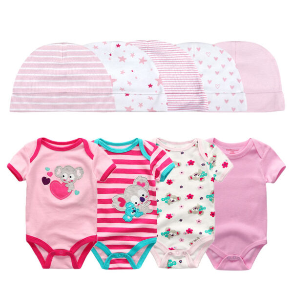 Baby Bodysuit Set with Hat - Image 25