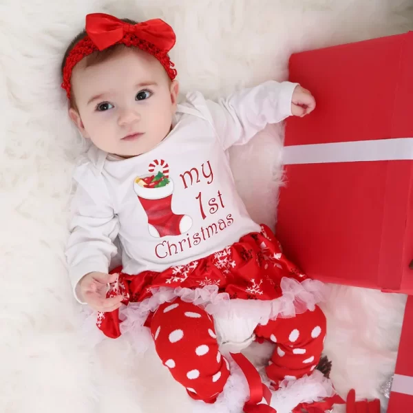 Infant Christmas Party Dress Christmas - Image 6